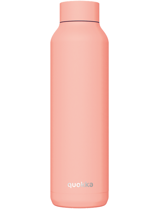 QUOKKA BOTELLA TERMO ACERO INOXIDABLE SOLID PASTEL PEACH 850 ML