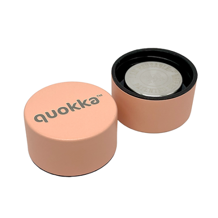 QUOKKA BOTELLA TERMO ACERO INOXIDABLE SOLID PASTEL PEACH 850 ML