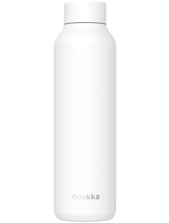 QUOKKA BOTELLA TERMO ACERO INOXIDABLE SOLID WHITE 850 ML