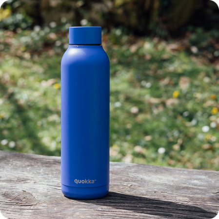QUOKKA BOTELLA TERMO ACERO INOXIDABLE SOLID DUSK BLUE 630 ML