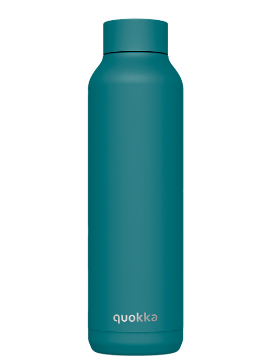 QUOKKA BOTELLA TERMO ACERO INOXIDABLE SOLID MIDNIGHT GREEN 630 ML