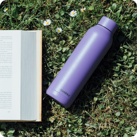 QUOKKA BOTELLA TERMO ACERO INOXIDABLE SOLID AMETHYST PURPLE 630 ML