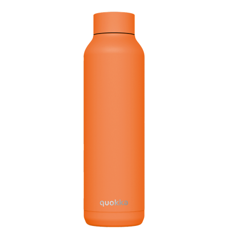 QUOKKA BOTELLA TERMO ACERO INOXIDABLE SOLID PAPAYA ORANGE 630 ML