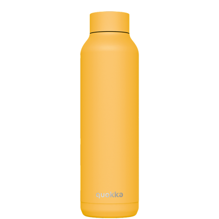 QUOKKA BOTELLA TERMO ACERO INOXIDABLE SOLID SAFFRON YELLOW 630 ML