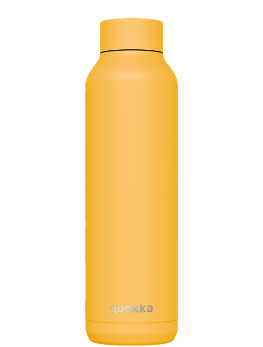 QUOKKA BOTELLA TERMO ACERO INOXIDABLE SOLID SAFFRON YELLOW 630 ML