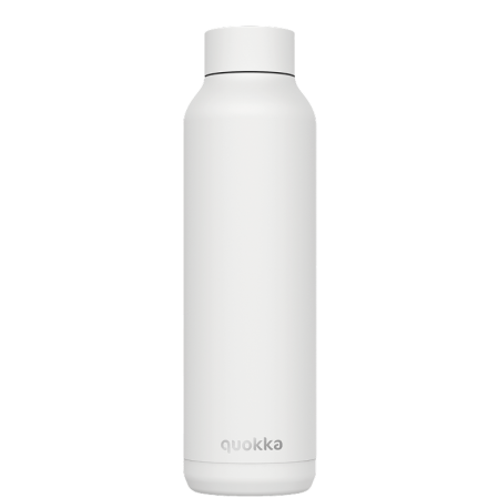 QUOKKA BOTELLA TERMO ACERO INOXIDABLE SOLID WHITE 630 ML