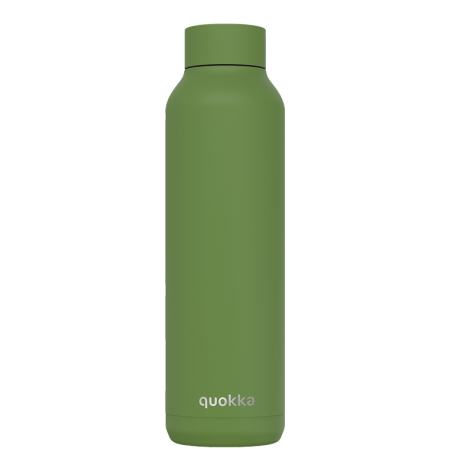 QUOKKA BOTELLA TERMO ACERO INOXIDABLE SOLID OLIVE GREEN 630 ML