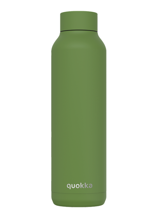 QUOKKA BOTELLA TERMO ACERO INOXIDABLE SOLID OLIVE GREEN 630 ML