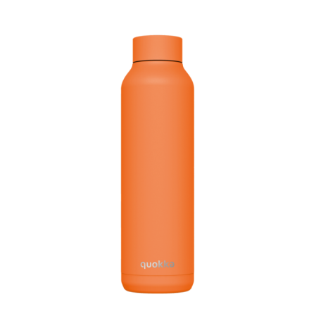 QUOKKA BOTELLA TERMO ACERO INOXIDABLE SOLID PAPAYA ORANGE 630 ML