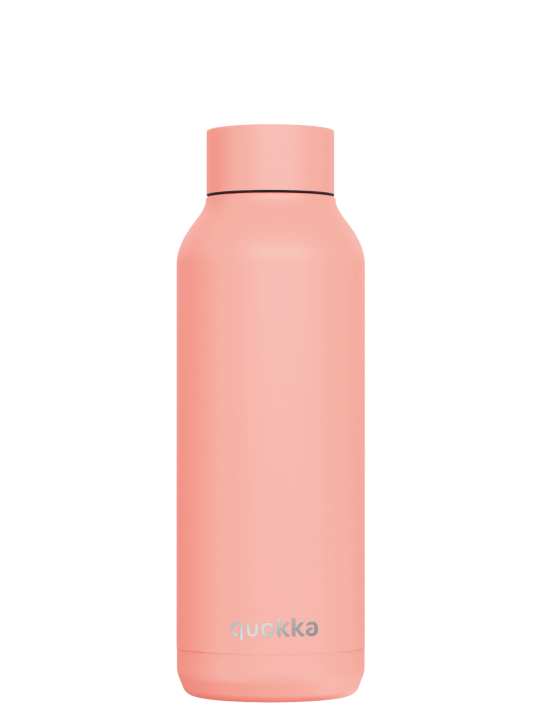 QUOKKA BOTELLA TERMO ACERO INOXIDABLE SOLID PASTEL PEACH 510 ML