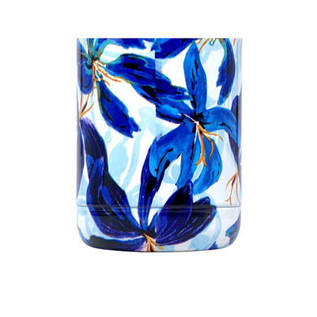 QUOKKA BOTELLA TERMO ACERO INOXIDABLE SOLID BLUE HIBISCUS 630 ML
