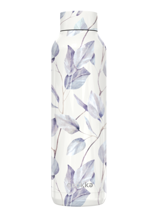 QUOKKA BOTELLA TERMO ACERO INOXIDABLE SOLID GRAY BOUQUET 630 ML